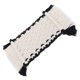 thumbnail image 4 of Posavasos de algodón, mantel individual rectangular tejido a mano con borlas, decoración de escritorioB, 4 of 10