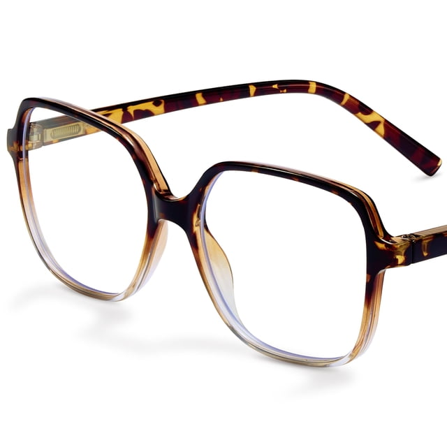 Gafas de bloqueo de luz azul miyya de gran tamaño para mujer
