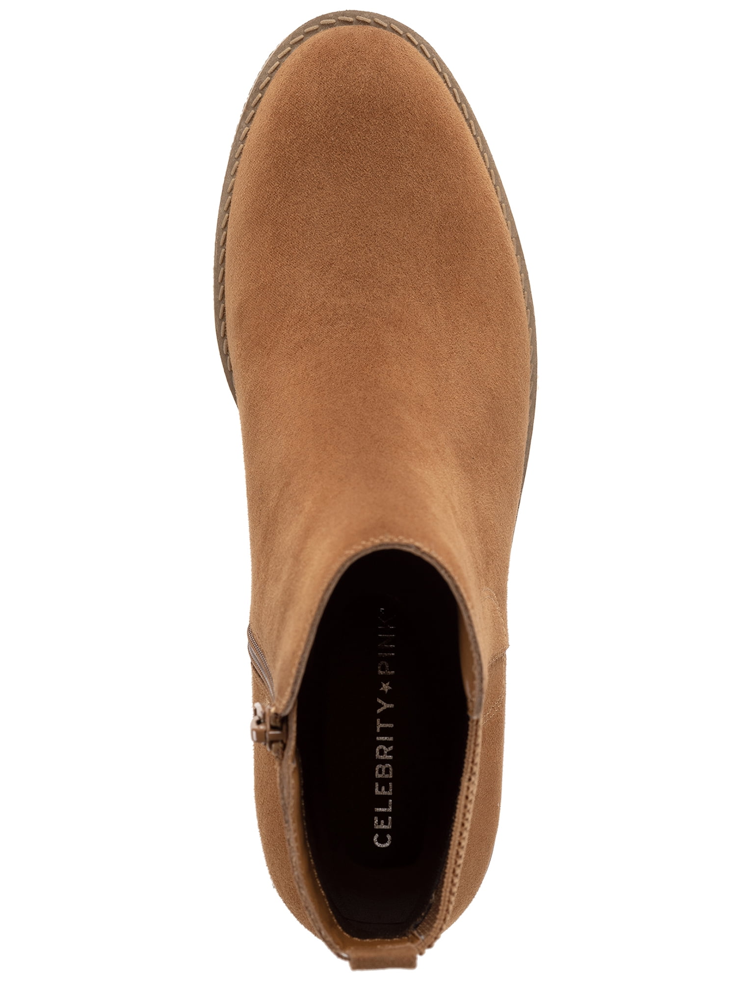 Celebrity Pink's Womens Grasia Lug Bootie