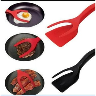 BOOYOU Silicone Omelet Spatula Turner Long Crepe Spatula Heat Resistant  Cooking Spatula 