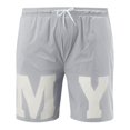 thumbnail image 4 of JAJAHO Mens Casual Shorts Sports Quick Drying Letter Printed Baggy Streetwear Drawstring Shorts Stylish Bottoms, 4 of 5