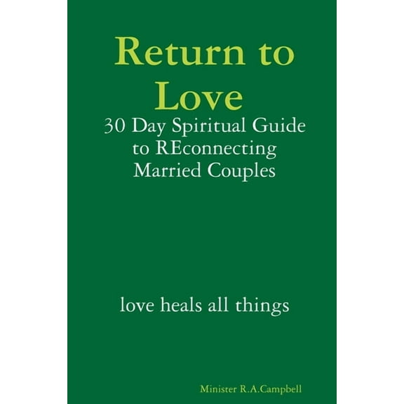 Return to Love, (Paperback)