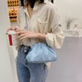 thumbnail image 3 of Mujer PU Dumpling Monedero Bolso plisado Hobos de lujo Bolsas (Azul) Tmvgtek Oficina Multiescena Multifunción, 3 of 9