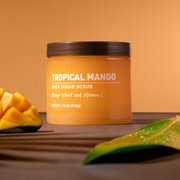 Shea Sugar Scrub, Tropical Mango, 18 oz
