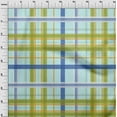 thumbnail image 3 of oneOone Polyester Lycra Fabric Madras Check Printed Fabric 1 Yard 56 Inch Wide, 3 of 4