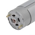 thumbnail image 3 of DC Geared Motor Aluminum Alloy Shell Brass Coil CW CCW Gear Motor with Flange DC12V M6 600RPM, 3 of 5