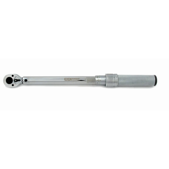 CDI 3/8 Inch Drive Adjustable Click Torque Wrench, Range 5-75 Ft Lbs / 10.2-98.3 Nm (752MFRMH) CA3