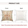 thumbnail image 4 of Throw Pillow Cover 18"x18" Boho, Vintage Persian Pillow Cover Ethnic Decorative Pillow Cases Home Outdoor Square Green Pillowcase for Bed Sofa Couch, 4 of 6