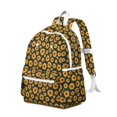thumbnail image 2 of Black Sunflower Backpack for School,Cute School Bag,Schoolbag with Adjustable Shoulder Straps & Padded Back,13.4"x11"x4.7", 2 of 6