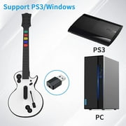 NBCP 2.4G Wireless Guitar Controller Compatible with PS3/PC for Guitar Hero World Tour and Rock Band
