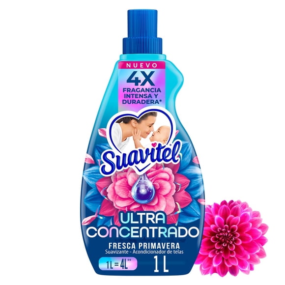 Suavizante de Telas Suavitel Ultraconcentrado Fresca Primavera 1 L