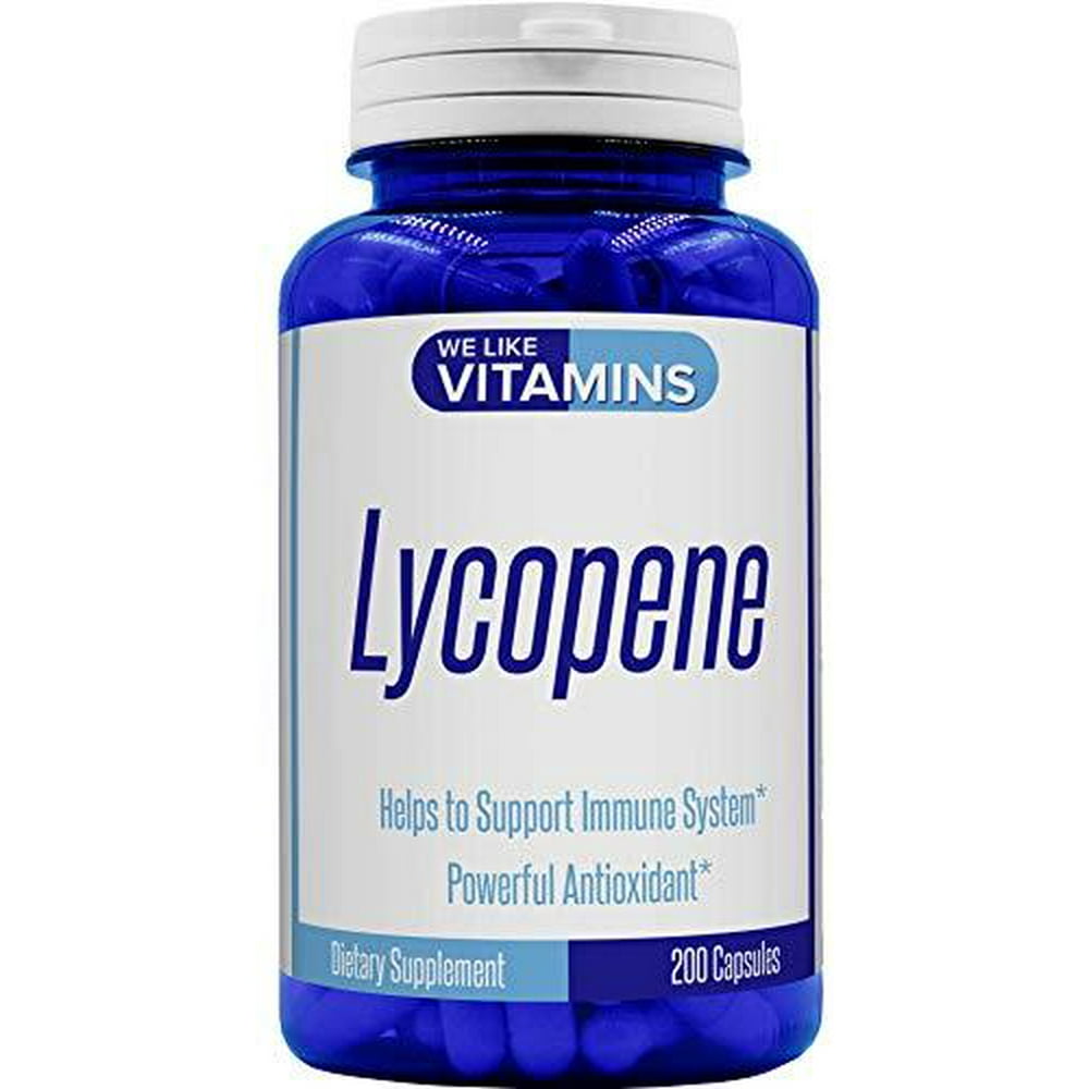 Lycopene 20mg Per Serving 200 Capsules Lycopene Supplement Super