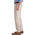 thumbnail image 2 of Haggar Mens Classic fit Dress Pants 38 / 32 Beige Solid Stretch, 2 of 4