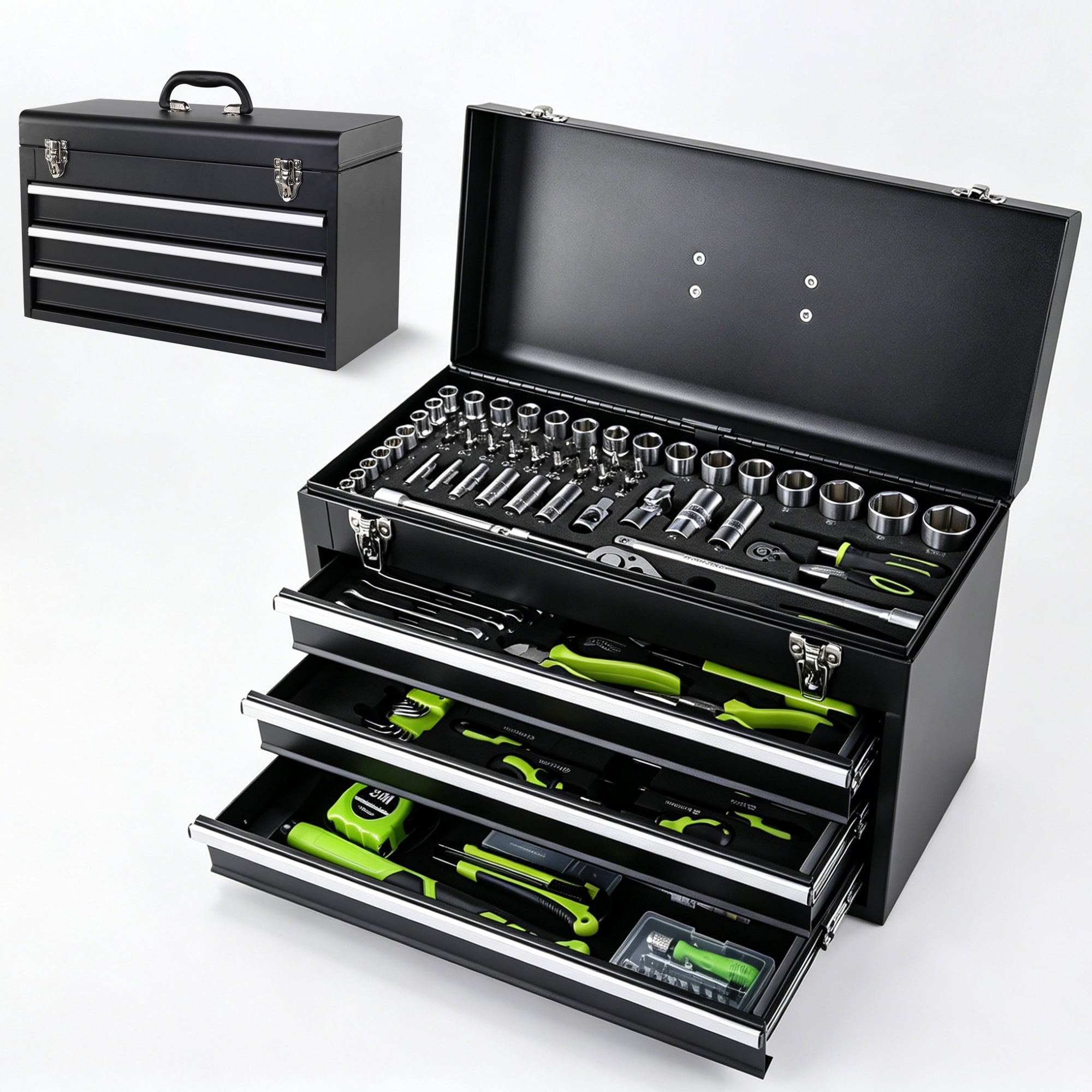 Kobalt 227-Piece Standard SAE and Metric Polished Chrome
