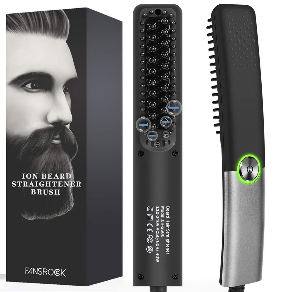 Beard Straightener for Men, Ionic Beard Straightening Comb with Anti