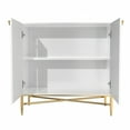 thumbnail image 3 of Newboti Furniture 2 Door White Locker Accent Cabinet BN.1497, 3 of 10