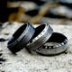 thumbnail image 2 of Qarigey Anillo de acero de metal Estilo vintage para hombres Pieza de declaración atemporal Anillos vintage Anillo para hombres Ropa, zapatos y accesorios Miscelánea negro antiguo doce, 2 of 6