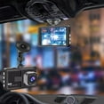 thumbnail image 1 of PEONAVET Driving Recorder Driving Recorder Full HD 1080P Dash Cam Video Recorder Driving for Front and Rear Recording Car Night Wide Angle Dashcam Video Record Car DVR, 1 of 9