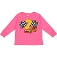 thumbnail image 3 of Inktastic Number Two Race Car Boys or Girls Long Sleeve Toddler T-Shirt, 3 of 5