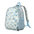 thumbnail image 2 of Daisy Print Ergonomic School Backpack - Waterproof Student Daypack with Spine-Friendly Design & Breathable Padded Straps (Floral, Vintage, Boho), 2 of 5
