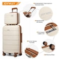thumbnail image 3 of Joyway  Ensemble de 3 Valises Cabine Valise Rigide de 51 cm (20 Pouces) avec Roulettes Multidirectionnelles et Serrure TSA, Valise de Voyage Unisexe Légère., 3 of 7