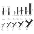 thumbnail image 2 of 113Pcs Vacuum Connector Kit, Barbed Fittings Line Assortment, 12 Sizes Automotive Tubing Tee Connectors, 2 of 5
