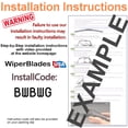 thumbnail image 5 of 2007 Toyota Tundra Beam Wiper Blades Wipers w/1yr Warranty (Set of 2) (WiperBladesUSA), 5 of 5