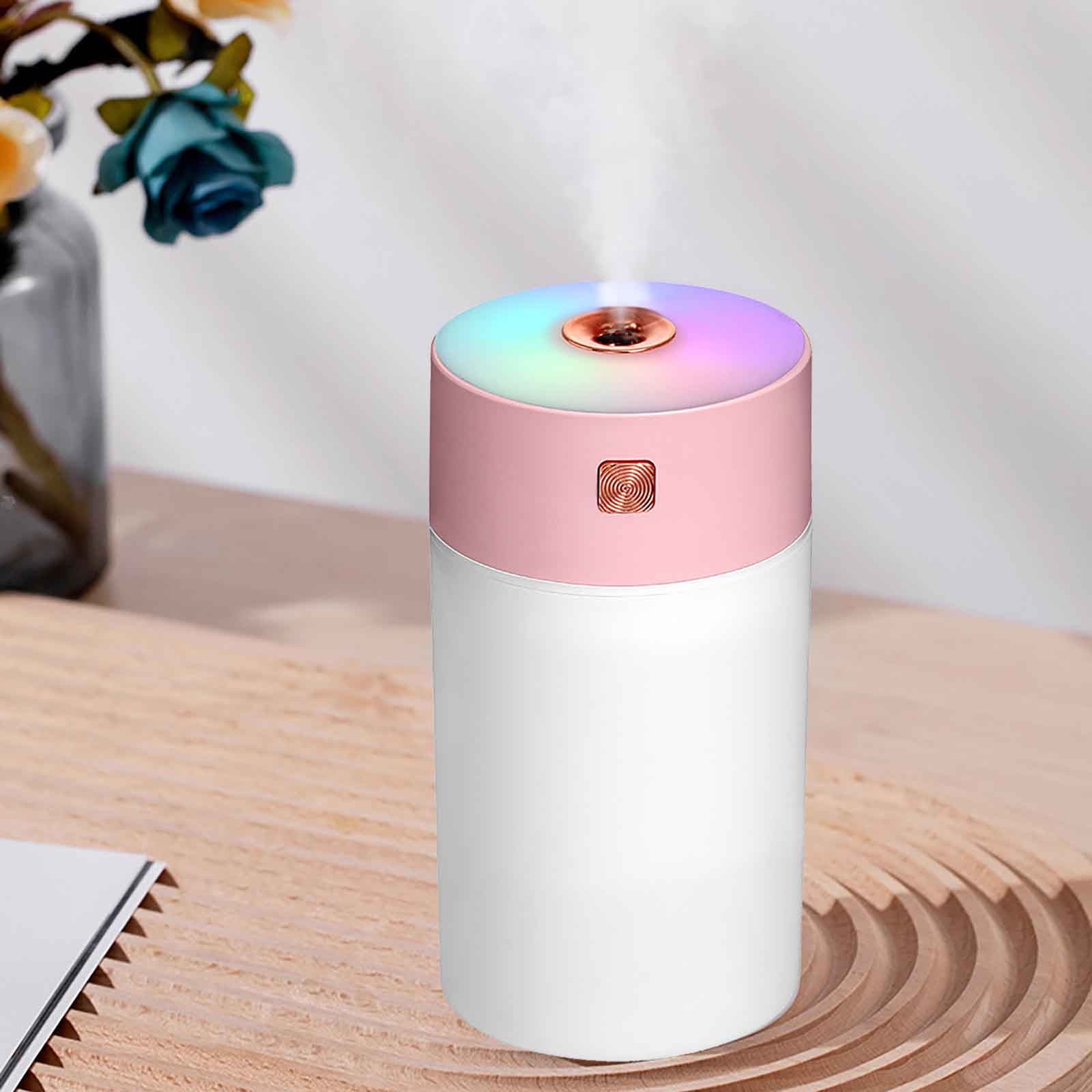 Dengmore Cool Mist Humidifier Little Rainbow Cup Car Humidifier USB Mini  Mist Gift Aromatherapy Car Humidifier for Bedroom Room Office Car Living  Room and Dining Room Living Room 