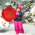 thumbnail image 2 of Era Spiral Saucer Sled, 24", Winter Snow Sled for Kids, Ages 6+, Lightweight with Grip Handles, Red, 2 of 9
