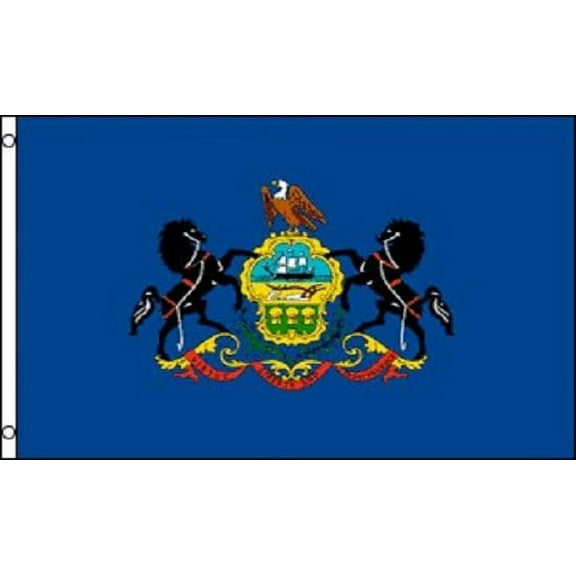 Pennsylvania Flag State Banner Pennant New Indoor Outdoor 3x5 Foot