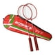 thumbnail image 2 of 2x juego de raqueta de bádminton raqueta de bádminton juguete interactivo profesional duradero con bolsa de transporte para ejercicios deportivos al a Rojo, 2 of 8