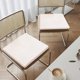 thumbnail image 5 of Cojín de lino, 1 pieza, cojines para silla de comedor, cojín para silla, desmontable y lavable, cojín para silla de casa u oficina, almohadilla de esponja gruesa, diseños de correa antideslizante, alm, 5 of 6
