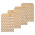thumbnail image 1 of Uxcell 100Pcs Bolsas de Papel Kraft para Dulces, 7" x 5" Bolsas a Prueba de Grasa, Bolsas de Favor Planas, Bolsas de Regalo Pequeñas, Marrón, 1 of 6
