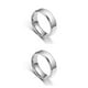 thumbnail image 1 of Anillo de banda Jumpingount Unisex pareja nupcial joyería oficina vacaciones Plata tamaño 6, 1 of 6