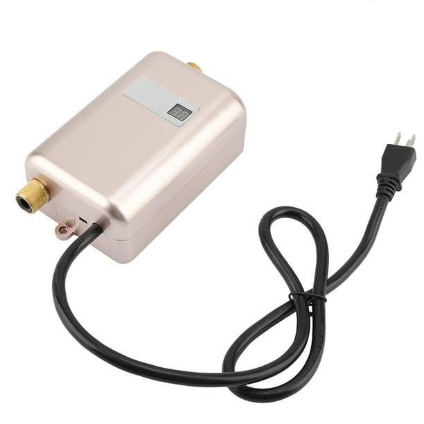 Calentador de Agua Eléctrico Mini ANGGREK 110V 3000W Sin Tanque Color Negro