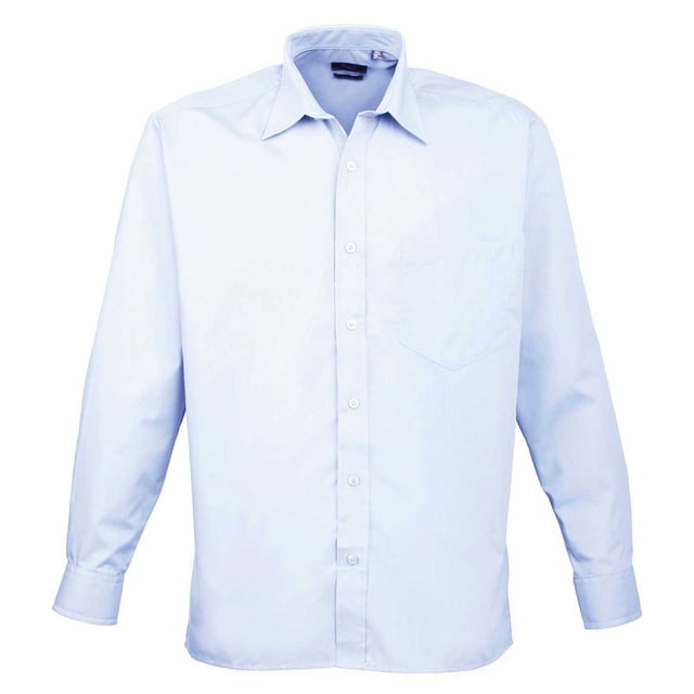 Premier Mens Poplin Long-Sleeved Shirt