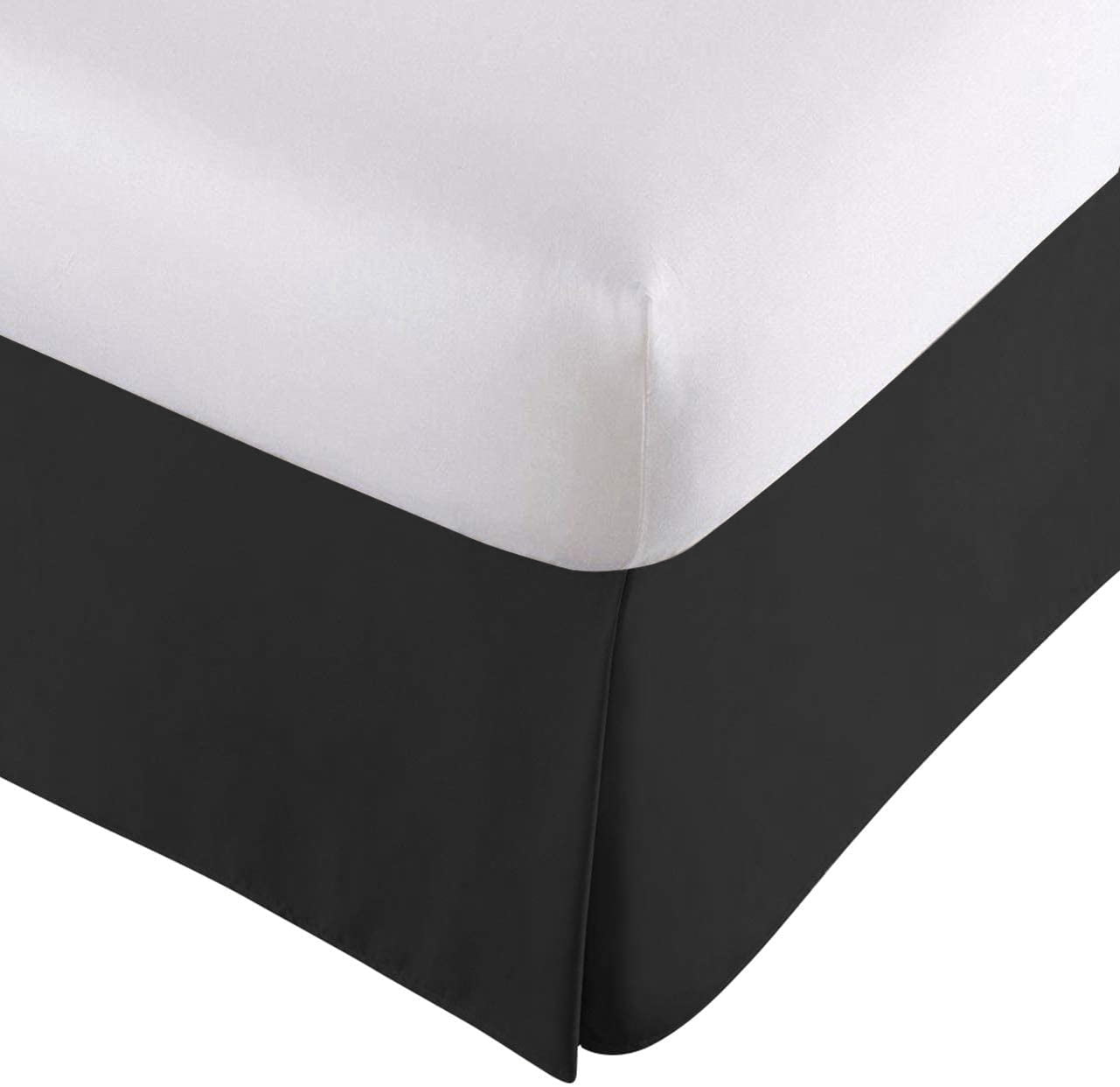Bed Skirt 16" Down Long Staple Bed Skirt King Queen Full Wrinkle and