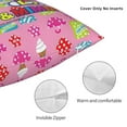 thumbnail image 3 of Hello Kitty Pillow Cover, Square Throw Pillow Cases For Couch Sofa Bed Living Room,Home Decorative, 18"X18", 3 of 9