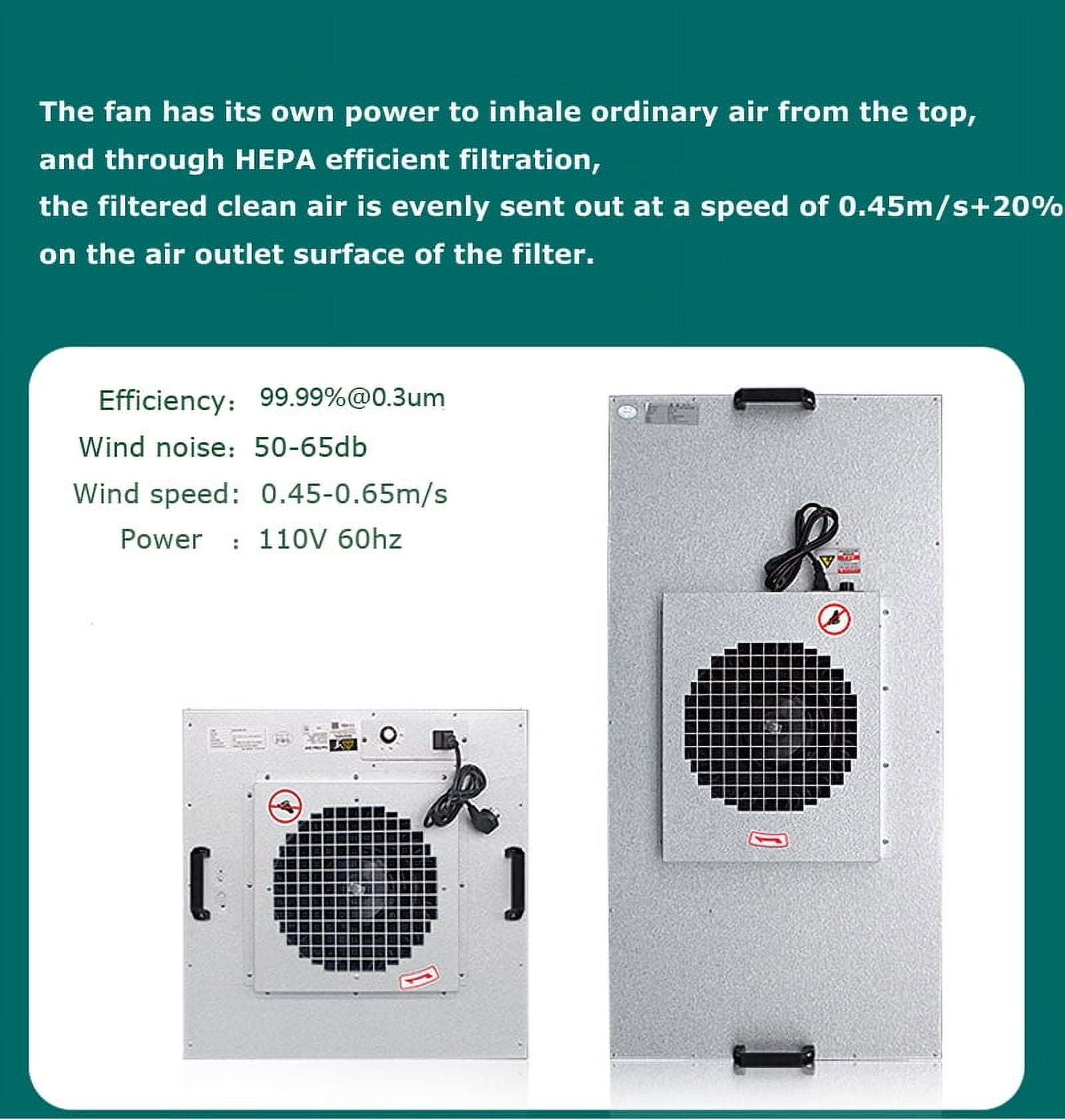70x23x57 Inch Vertical Laminar Flow Hood Dust Free Room Workshop for Laboratory Using