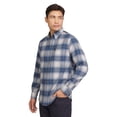 thumbnail image 5 of Chaps Men's and Big Men's Comfort Stretch Flannel Shirt, Sizes S-2XL, 5 of 7