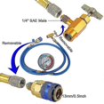 thumbnail image 3 of Tuyau de Charge R134a pour Réfrigérateur - avec Jauge de Climatisation - Réfrigérant R134a Peut Conduire à R-1, 3 of 5