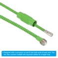 thumbnail image 5 of Uxcell 6 Inch Wire Keychain Cable Titanium Steel Key Ring Loop for Outdoor Hiking, Green, 10 Pack, 5 of 6