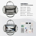 thumbnail image 2 of Laptop Backpack Purse for Women Waterproof Teacher Nurse Bag, 15.6 inch Work laptop Bag with USB Port, Business Travel Computer Backpack, 2 of 7