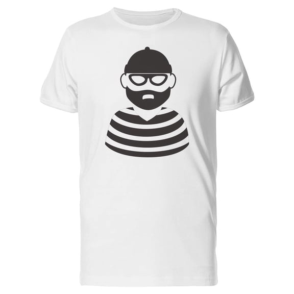 Beard Mask Hat Thief Tee Men's -Image by Shutterstock
