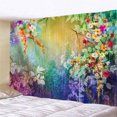 thumbnail image 2 of Tapiz de pared con diseño de paisaje, plantas y flores, 150 x 100 cm, microtela, 2 of 2