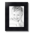 thumbnail image 2 of ArtToFrames 8" x 11" Satin Black Reverse Step Picture Frame, 8x11 inch Black Wood Poster Frame (WOM-1419), 2 of 7