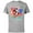Athletic Heather, variant on Mickey Mouse Christmas Holiday Naughty or Nice? Eek! - Short Sleeve Cotton T-Shirt for Adults - Customized-Athletic Heather