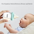 thumbnail image 2 of YOHKOH Glass Bottles Set for Baby,2 Pack,(4 ounce),Blue,Newborns Gift Set, 2 of 7