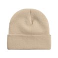 thumbnail image 2 of Unisex Beanie for Men and Women Knit Hat Winter Beanies Rose Gold One Size, 2 of 5