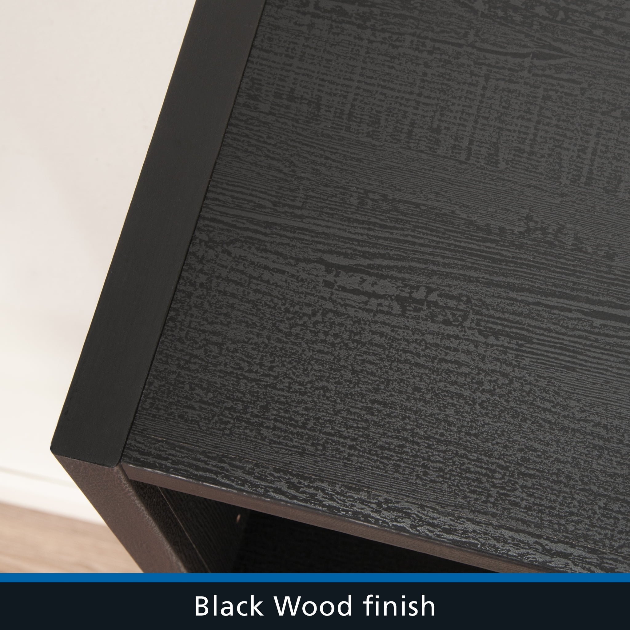 Mainstays Westley 5 Shelf Bookcase, Black Finish
